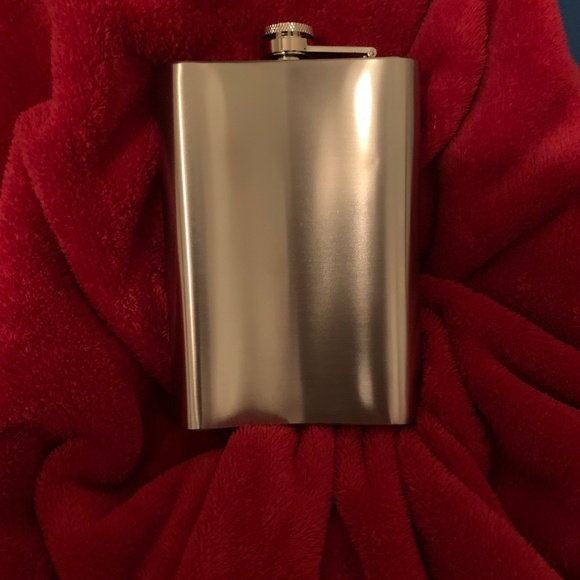 NWOT Top Shelf 12oz Stainless Steel Flask - Picture 2 of 16